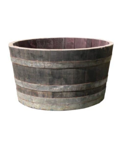 Holz-Weinfasskübel, Rund, Braun 10 Holz-Weinfasskübel, Rund, Braun -Biohort Verkaufsgeschäft 1710680 WE FS 001 WeinfassKuebelEiche