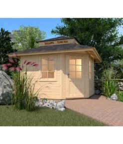 Weka Gartenhaus 149 5-Eck, Gr. 2, Ca. B380/H315/T380 Cm