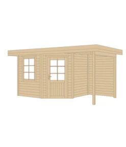 Weka Designhaus 213 A Gr.1, Ca. B442/H237/T278 Cm -Biohort Verkaufsgeschäft 1809821 WE DE 002 BBH28MMFIDES2GR1NATUR