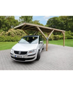 Weka Einzelcarport Stahldach, Ca. B306/H250/T606 Cm