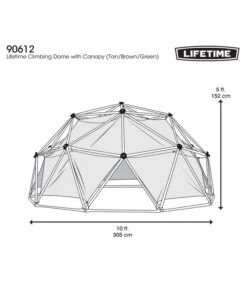 Lifetime Geodome Inkl. Zelt, Ca. Ø205/H152 Cm -Biohort Verkaufsgeschäft 2048502 WE BG 001 GeodomemitZelt
