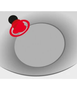 Scheurich Kunststoff-Vase Wave Globe High Slim, Ca. Ø39,5/H80 Cm, Schwarz-granit -Biohort Verkaufsgeschäft 2508687 2508695 WE DE 003 KunststoffVaseSchwarzWeissGranit