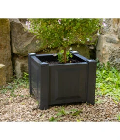 KHW Kunststoff-Pflanzkasten, 43 X 43 X 41 Cm -Biohort Verkaufsgeschäft 2549376 WE DE 001 Kasten43cmanthrazit