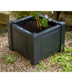 KHW Kunststoff-Pflanzkasten, 43 X 43 X 41 Cm -Biohort Verkaufsgeschäft 2549376 WE DE 002 Kasten43cmanthrazit