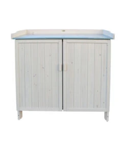 Habau Gartentisch Lino Mit Unterschrank, Ca. B98/H95/T48 Cm