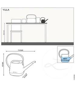 LECHUZA® YULA Gießkanne, 1,7 L -Biohort Verkaufsgeschäft 4065884 WE IG 001 LechuzaYula