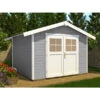 Weka Gartenhaus 122 Gr. 4, Ca. B380/H253/T274 Cm -Biohort Verkaufsgeschäft 4080057 WE FS 001 WekaGartenhaus122Groesse4Grau