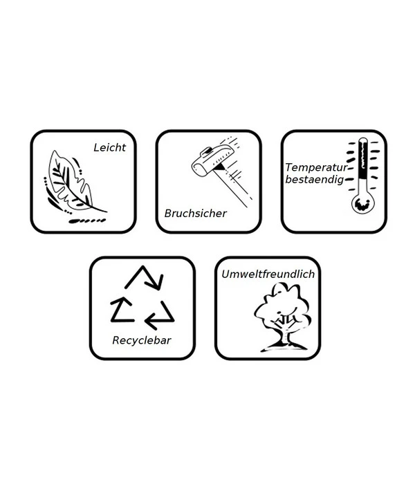 Farmet Kunststoff-Blumentopf Bilobo, Ca. B50/H50/T25 Cm 6 Farmet Kunststoff-Blumentopf Bilobo, Ca. B50/H50/T25 Cm – Bild 4