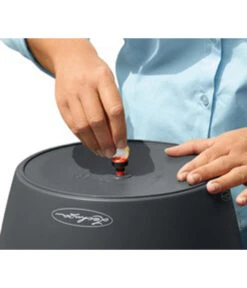 LECHUZA® CLASSICO Color, All-in-One-Set -Biohort Verkaufsgeschäft 4309720 PR MO 011 ClassicoColorSchiefergrauMitSchraubeLechuza