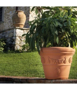 Farmet Kunststoff-Pflanzkübel Festonato, Rund, Terrakotta -Biohort Verkaufsgeschäft 4311700 WE DE 002 FESTONATOPFLANZKD35IMP