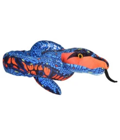 WILD REPUBLIC® Stofftier Schlange Orange Blue