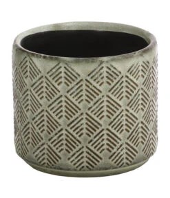 Dehner Keramik-Übertopf Elian, Rund, Ca. Ø8 Cm