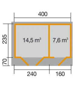 Weka Gartenhaus 261 -Biohort Verkaufsgeschäft 5340054 WE DE 001 WekaGartenhausHinterzarten
