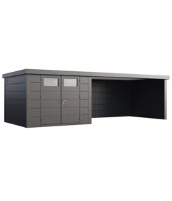 Wolff Finnhaus Gerätehaus Eleganto 3330, Inkl. Lounge Rechts, Ca. B810/H225/T298 Cm