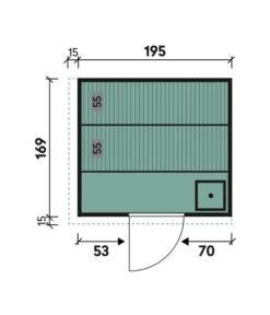 Wolff Finnhaus Innensauna De Luxe Despina, Ca. B210/H202/T184 Cm -Biohort Verkaufsgeschäft 6618797 WE BG 001 FinnhausInnensaunadeluxeDespina