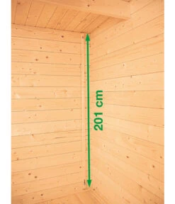 Wolff Finnhaus Gartenhaus Pulti 34-B Typ 4, Inkl. Seitendach C, Ca. B630/H217/T300 Cm -Biohort Verkaufsgeschäft 6618920 WE DE 009 FinnhausGartenhaus