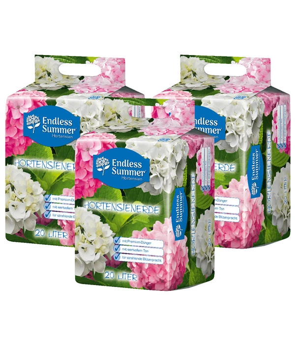 Endless Summer Hortensienerde, Rot/Weiß, 3 X 20 L 3 Endless Summer Hortensienerde, Rot/Weiß, 3 X 20 L