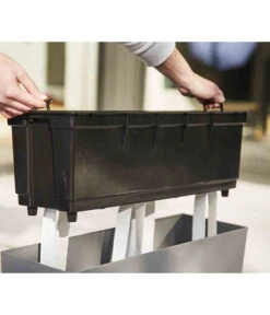 Siena Garden Kunststoff-Kasten Craon, Eckig, Grau, Ca. B56/H36,5/T19 Cm -Biohort Verkaufsgeschäft 6655492 WE DE 002 PflanzgefaessCraonGrau