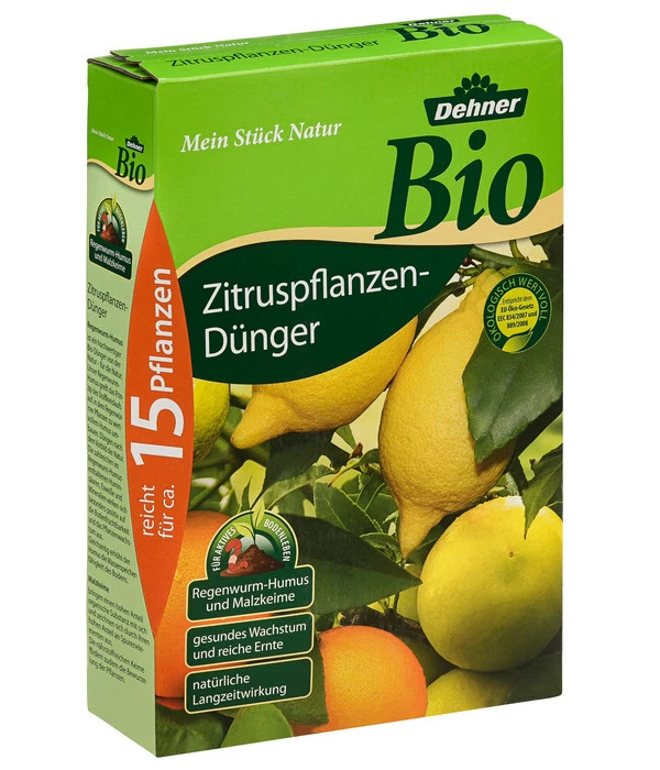 Dehner Bio Zitruspflanzen-Dünger, 1,5 Kg 3 Dehner Bio Zitruspflanzen-Dünger, 1,5 Kg