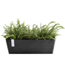 Ecopots Kunststoff-Kasten Bruges Mit Wassersystem, Rechteckig, Ca. B55/H17/T17 Cm -Biohort Verkaufsgeschäft 6850663 WE FS 002 EcopotsKunststoffKastenrechteckigdunkelgrau