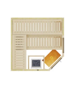 Weka Ecksauna Varberg Mit Glastür Und Fenster Inkl. Ofen, Ca. B194/H199/T194 Cm -Biohort Verkaufsgeschäft 6914931 WE DE 001 WekaEcksaunaVarbergmitGlastuerundFenster