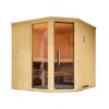 Weka Ecksauna Varberg Mit Glastür Und Fenster Inkl. Ofen, Ca. B194/H199/T194 Cm -Biohort Verkaufsgeschäft 6914931 WE FS 001 WekaEcksaunaVarbergmitGlastuerundFenster