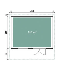 Wolff Finnhaus Gartenhaus Nordkap 70-D -Biohort Verkaufsgeschäft 6930606 WE DE 001 FinnhausBBHNordkap
