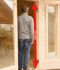 Wolff Finnhaus Gartenhaus Trondheim 70-B XL, Inkl. Lounge Links -Biohort Verkaufsgeschäft 6931570 WE DE 003 FinnhausGartenhausTrondheim