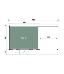 Wolff Finnhaus Gartenhaus Trondheim 70-D XL, Inkl. Lounge Rechts -Biohort Verkaufsgeschäft 6931604 WE DE 001 FinnhausGartenhausTrondheim70 DXLLoungerechts