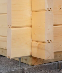 Wolff Finnhaus Gartenhaus Trondheim 70-D, Inkl. Lounge 300 Rechts, Ca. B770/H256/T450 Cm -Biohort Verkaufsgeschäft 6931646 WE DE 003 FinnhausTr70DTuer