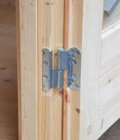 Wolff Finnhaus Gartenhaus Trondheim 70-D, Inkl. Lounge 300 Rechts, Ca. B770/H256/T450 Cm -Biohort Verkaufsgeschäft 6931646 WE DE 004 FinnhausTr70DTuer