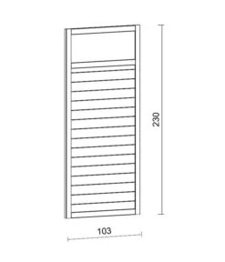 Palmako Holzelement Für Pavillon Lucy, Ca. B103/H203 Cm -Biohort Verkaufsgeschäft 6978019 WE BG 002 PalmakoHolzelement