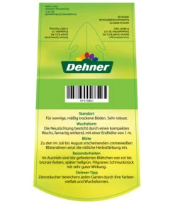 Fiederspiere 'Sem' -Biohort Verkaufsgeschäft 7473861 SorbariaSorbifoliaSem Etikett2